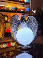 آباژور فرشته با گوی سنگ نمک - تصویر 3