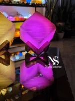 آباژور سنگ نمک کوبیک قطر 14 - تصویر 4