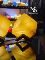 آباژور سنگ نمک کوبیک قطر 14 - تصویر 9