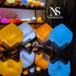 آباژور سنگ نمک کوبیک قطر 8