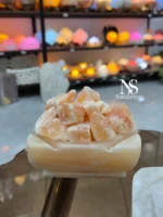آباژور سنگ نمک مربع فانتزی - تصویر 8