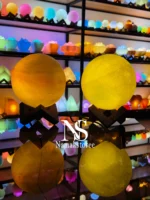 آباژور گوی سنگ نمک قطر 16 - تصویر 4