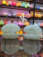 آباژور سنگ نمک طرح صدف - تصویر 4