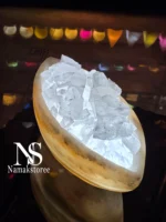 آباژور قایق با سنگ نمک رگه‌ دار - تصویر 5