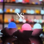 آباژور گوش ماهی با گوی نمک