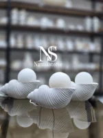 آباژور گوش ماهی با گوی نمک - تصویر 4